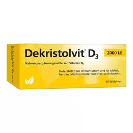 DEKRISTOLVIT D3 2 000 IU tabletit, 60 kpl