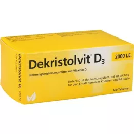 DEKRISTOLVIT D3 2000, ts. Tabletit, 120 kpl