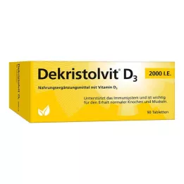 DEKRISTOLVIT D3 2 000 IU tabletit, 90 kpl