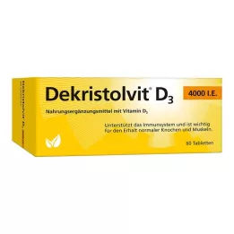 DEKRISTOLVIT D3 4 000 IU tabletit, 60 kpl