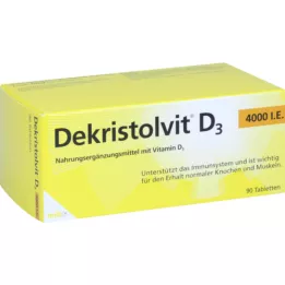 DEKRISTOLVIT D3 4000, ts. Tabletit, 90 kpl