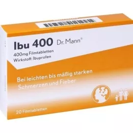 IBU 400 Dr.Mann Film -päällystetyt tabletit, 20 kpl