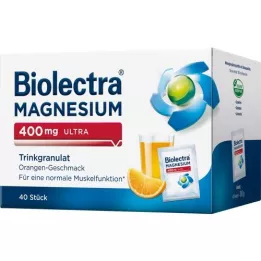 BIOLECTRA Magnesium 400 mg Ultra Trinkgran.Orange, 40 kpl