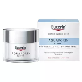 EUCERIN AQUAporin Active Cream normaali- ja sekaiholle, 50 ml