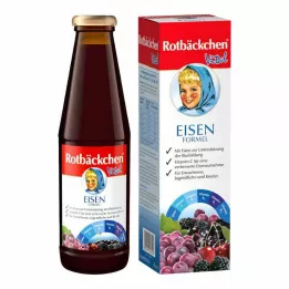 RABENHORST Rotbäckchen Vital Iron Formula -mehu, 450 ml