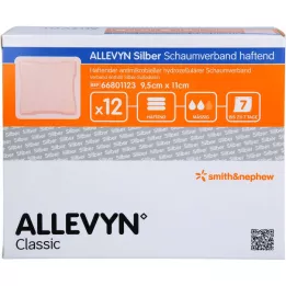 ALLEVYN hopeavaahtoyhdiste 9,5x11 cm liima, 12 kpl