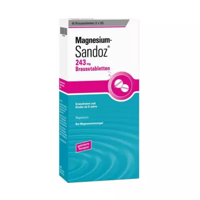 MAGNESIUM SANDOZ 243 mg poretabletit, 40 kpl