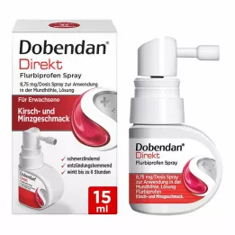 DOBENDAN Direkt Flurbiprofen Spray 8,75 mg/annos suun kautta, 15 ml