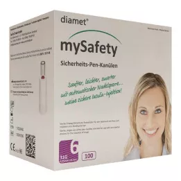 DIAMET mySafety Turvakynä Kan.31 G 0,25x6 mm, 100 kpl