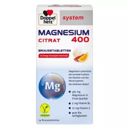 DOPPELHERZ Magnesium 400 Citrate system poretabletit, 24 kpl