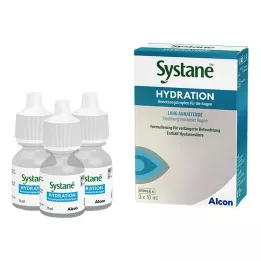 SYSTANE HYDRATION Voitelevat silmätipat, 3X10 ml