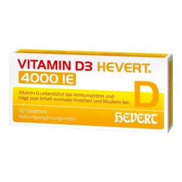 VITAMIN D3 HEVERT 4 000 IU tabletit, 30 kpl