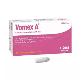 VOMEX A Lasten peräpuikot 40 mg, 5 kpl