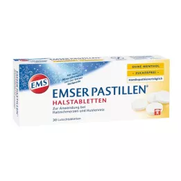 EMSER Pastillit ilman mentolia sokerittomat, 30 kpl