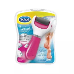 Scholl Velvet Smooth Express Pedi vaaleanpunainen, 1 kpl