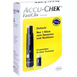 ACCU-CHEK FastClix lansettilaite malli II, 1 kpl
