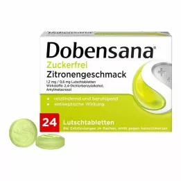 DOBENSANA sokeriton sitruunankuori 1,2 mg/0,6 mg Lut., 24 kpl