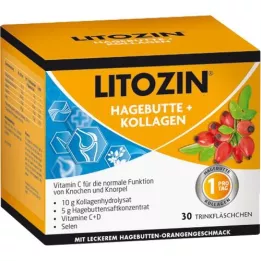 LITOZIN Roship+Kollageenin juomapullot, 30x25 ml