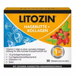 LITOZIN Ruusunmarja+kollageenijuomapullo, 30X25 ml