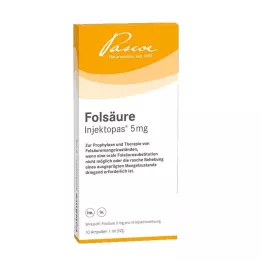FOLSÄURE INJEKTOPAS 5 mg injektioliuos, 10 kpl