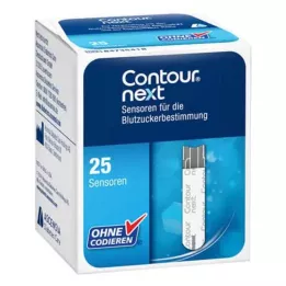 CONTOUR Next Sensors -testiliuskat, 1X25 kpl