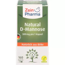 NATURAL D-Mannose 500 mg kapselit, 160 kpl