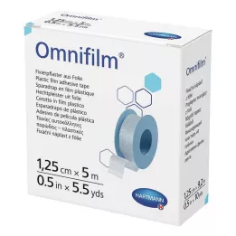 OMNIFILM Kiinnityskipsikalvo 1,25 cm x 5 m, 1 kpl