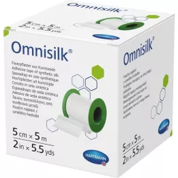 OMNISILK Kipsin keinotekoisen silkki 5 cmx5 m, 1 kpl