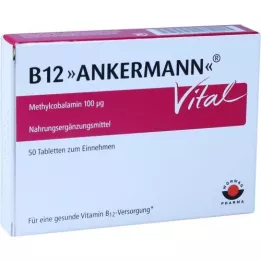 B12 ANKERMANN elintärkeät tabletit, 50 kpl