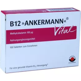 B12 ANKERMANN elintärkeät tabletit, 100 kpl