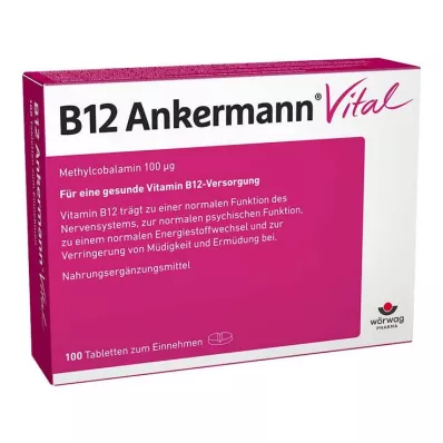 B12 ANKERMANN Vital-tabletit, 100 kpl