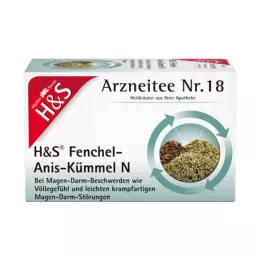H&amp;S Fenkoli-Anis-Kumina N Suodatinpussit, 20X2,0 g