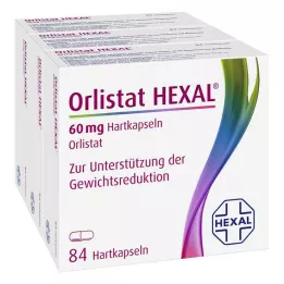 ORLISTAT HEXAL 60 mg kovat kapselit, 3X84 kpl