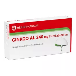 GINKGO AL 240 mg kalvopäällysteiset tabletit, 60 kpl