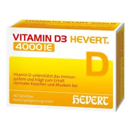 VITAMIN D3 HEVERT 4 000 IU tabletit, 90 kpl