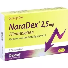 NARADEX 2,5 mg kalvopäällystetyt tabletit,kpl