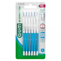 GUM Bi-suunta InterDental harjat 0,9 mm sininen, 6 kpl
