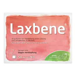 Laxbene 10 g jauhe Her.e.oraaliliuosta varten, 50X10 g