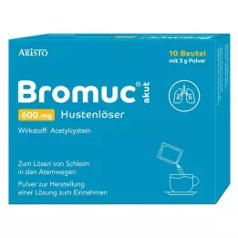 BROMUC akuutti 600 mg yskänlääke oraaliseen yskänlääke, 10 kpl