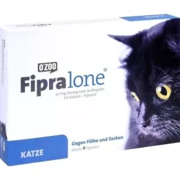 FIPRALONE 50 mg liuos kissojen tippumiseen, 4 kpl