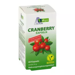 CRANBERRY VEGAN Kapselit 400 mg, 60 kpl