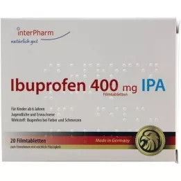Ibuprofeeni 400 mg IPA-kalvopäällysteiset tabletit, 20 kpl