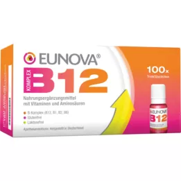 Eunova B12 Monimutkaiset juomapullot, 100x10 ml