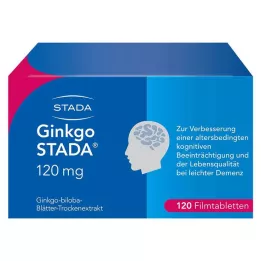 GINKGO STADA 120 mg kalvopäällysteiset tabletit, 120 kpl