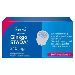 GINKGO STADA 240 mg kalvopäällystetyt tabletit, 30 kpl