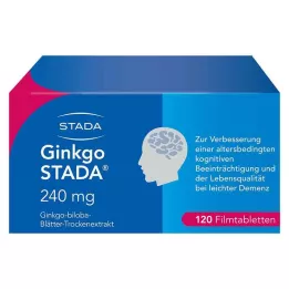 GINKGO STADA 240 mg kalvopäällysteiset tabletit, 120 kpl