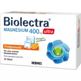 Biolectra Magnesium 400 mg Ultra juominen rakeet oranssi, 10 kpl