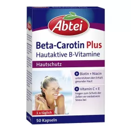 ABTEI Beta-Carotene Plus Skin-Active B-vitamiinikapselit, 50 kpl