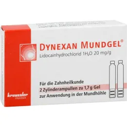 Dynexan-oraaligeelipatruuna-ampullit, 2 x 1,7 g