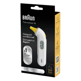 BRAUN THERMOSCAN 3 infrapunakorvalämpömittaria, 1 kpl